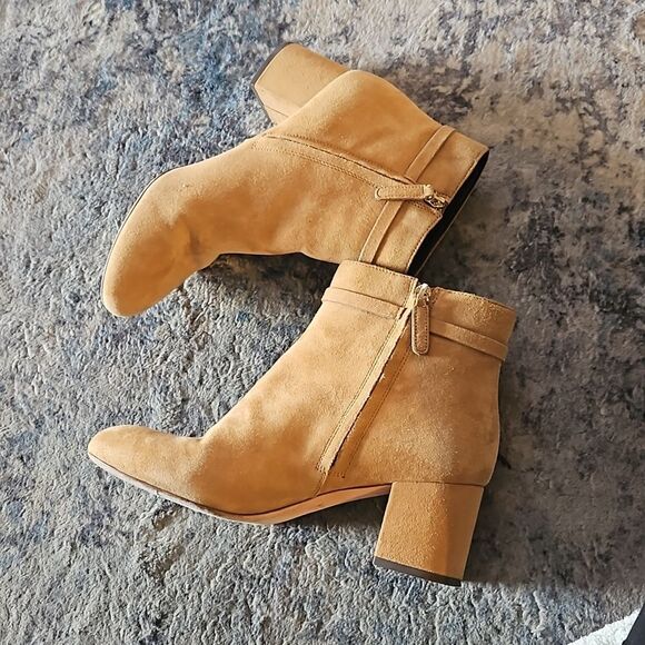 Tan Kate Spade Knott Mid Boot - 9 - Picture 3 of 7